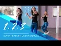Download Lagu 1, 2, 3 - Sofia Reyes ft. Jason Derulo - Easy Fitness Dance Video - Choreography
