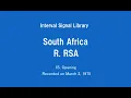 Download Lagu R. RSA (South Africa) _ Interval signal and opening [1975/3/2]