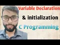 variable declaration and initialization in c language