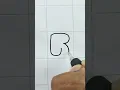 R - How to draw alphabet in bubble letters Graffiti Letter