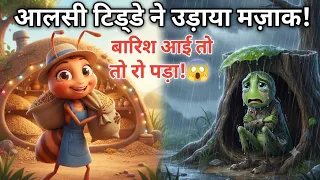 आलसी टिड्डा और चींटी #cartoonstory 