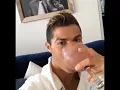 Cristiano Ronaldo drinking meme