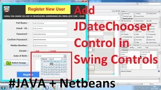 How to install add JDateChooser JCalendar Date Picker in netbeans IDE Swing