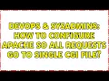 DevOps SysAdmins How to configure Apache so all requests go to single CGI file