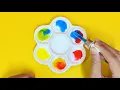 How 3 Primary Colors Create 7 Stunning Colors Satisfying Color Mixing ASMR