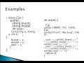 Constructor with arguments in C