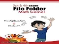 3rd 4th Grade File Folder Math Games