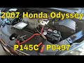 2007 Honda Odyssey P145c P0497 Purge Solenoid