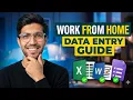Data Entry Tutorial for Beginners Work from Home Data Entry Job