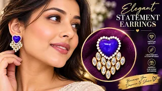 Stunning Kundan Earrings ✨ | Traditional Elegance with a Modern Touch 💎