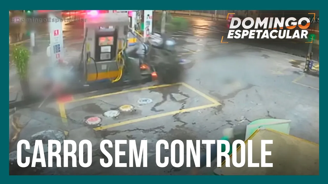 Carro em alta velocidade invade posto de combustível e deixa três mortos em São Paulo