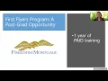 Freedom Mortgage Virtual Information Session for Mortgage Advisor Program Source
