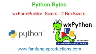 wxFormBuilder Sizers - 2 BoxSizers