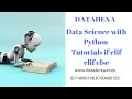 Data Science With Python Tutorial if elif elif else rritec trainings