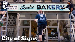 The Dying Art of Hand-Made Restaurant Signs NYT Cooking