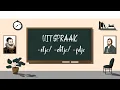 Lagu UITSPRAAK -stje/ -chtje/ -fdje