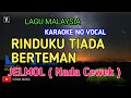 Download Lagu RINDUKU TIADA BERTEMAN - JELMOL ( NADA CEWEK ) KARAOKE LIRIK LAGU MALAYSIA