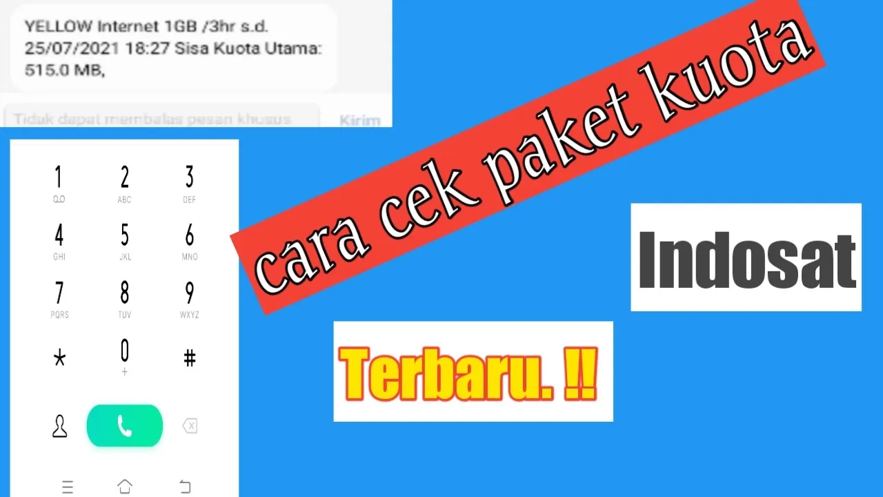 Cara Cek Kuota Indosat Terbaru 2018