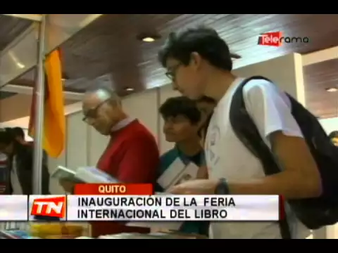 Inauguración de la feria internacional del libro