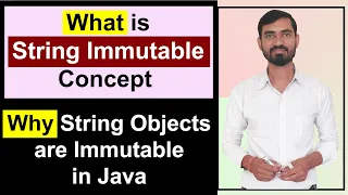 What is String Immutable Why String Object Is Immutable In Java Hindi