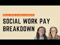 Social Work Pay Breakdown BSW to MSW Clinical to Macro
