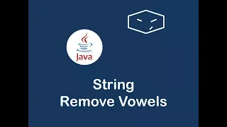 string remove vowels in java