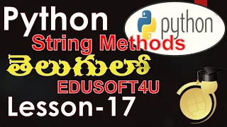String Methods in Python Part 2-Lesson-17