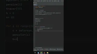 Colorful Spiral Art Python Code Visualization