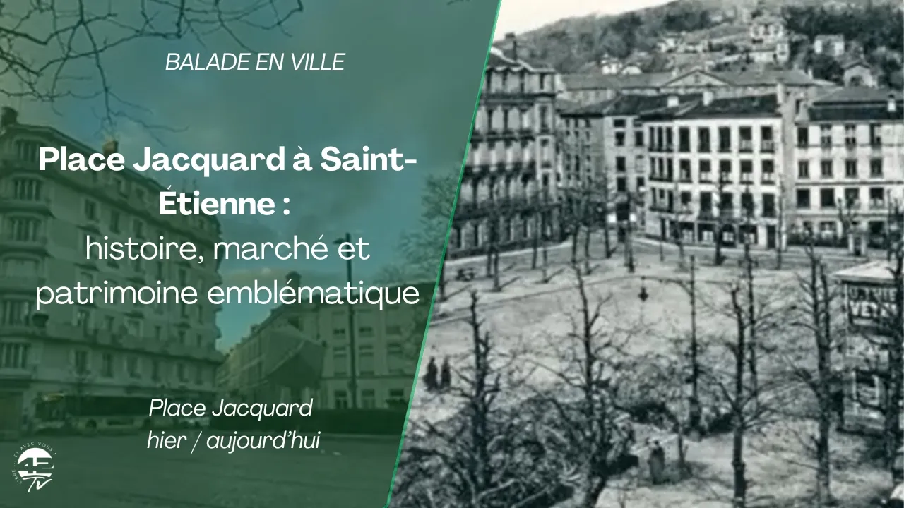 ⁣Saint-Étienne : immersion au cœur de la mythique Place Jacquard🏛️