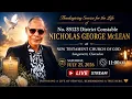 Thanksgiving Service for the Life of District Constable Nicholas George McLean
