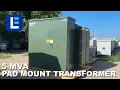 5 A Pad Mount Transformer - 13800V Delta Primary Grounded Wye Secondary