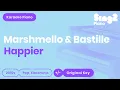 Download Lagu Happier Karaoke | Marshmello, Bastille (Karaoke Piano)