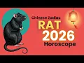 Rat Horoscope 2026 - Career Wealth Love Forecast Chinese Zodiac Predictions
