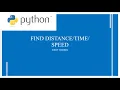 Python Program To Find Time when Any Two Are Given Python Programs For Begginers