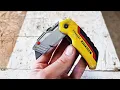 How To Fold A Stanley Fatmax Knife