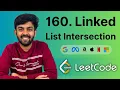 160 Intersection of Two Linked Lists LeetCode Problem Solution Java Tamil code io