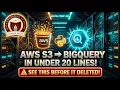AWS S3 to BigQuery in Under 20 Lines of Python DataEngineers Academy