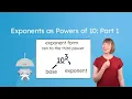Download Lagu Exponents as Powers of 10: Part 1 - Exponent, Expanded, and Standard Form