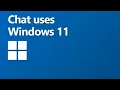 Chat uses VMs Windows Linux