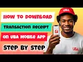 How to Download Transaction Receipt on UBA Mobile Banking App Download Transfer Receipt on UBA App