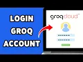 How To Login Groq Account 2025 Sign In Access Groq Dashboard Start Using AI Tools