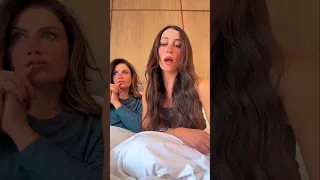 لذاذة دينا الشربيني و صبا مبارك على تيك توك على أغنية قلبي دق دق ترند دينا الشربينى صبا مبارك 