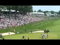 Protestors tackled at Travelers Championship