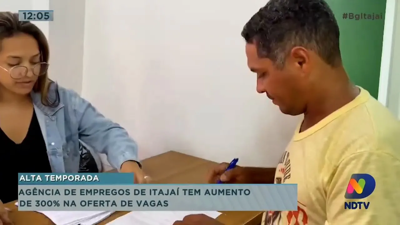 Agência de empregos de Itajaí tem aumento de 300% na oferta de vagas