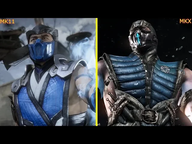 Mortal Kombat 11 vs MKX Character Model Early Comparison