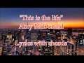 THIS IS THE LIFE - AMY MACDONALD and chords