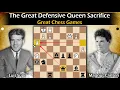 The Great Defensive Queen Sacrifice | Lilienthal vs Nezhmetdinov 1954