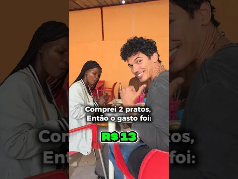 Esse valor corresponde a um dia de salário mínimo no Brasil. R$ 55 #lubango #comidaderua #angola
