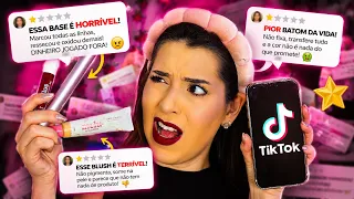 TESTEI as PIORES makes do TikTok... será que são tão ruins assim? 😳