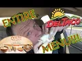 DEL TACO ENTIRE MENU - QUESO BLANCO Nachos Fries Tacos Burritos Chips Food Review
